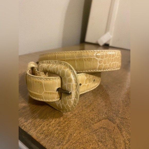 WCM New York Leather Snakeskin Belt - Picture 3 of 17